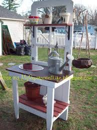 Browse and explore bench potting at homegardenshed.com! Repurposed Door Into A Potting Bench My Repurposed Life Rescue Re Imagine Repeat