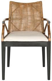 Its exquisite rattan back with classical arm detail is accented with rugged rawhide and black mahogany legs. Sea4011a Accent Chairs Furniture By Safavieh