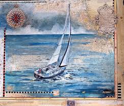 Jennifer Winship Mark Available Paintings Nautical Charts