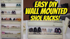 Easy Diy Wall Mounted Shoe Racks