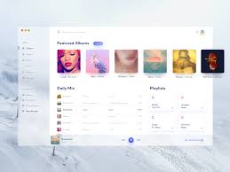 Desktop Music Player App Development Design Music Players Music Player Design