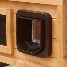 We also have larger flap options as well as microchip cat flaps. Xl Cat House Outdoors Kennel Microchip Pet Door Fast Shipping