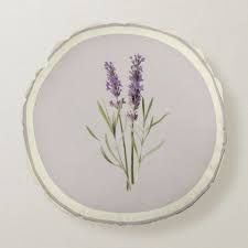 Purple Lavender Round Pillow Zazzle Com Round Pillow White Elephant Gifts Funny Zazzle Pillows