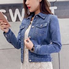 Onlava faux leather biker otw noos, carmakoma en similicuir, veste femme, rose (ash rose), 38 fr (36 eu) 4,6 sur 5 étoiles 82. Veste En Jean Pour Femme Manches Longues Extensible Court Denim Blanc Rose 2xl Printemps Automne 2021 Aliexpress