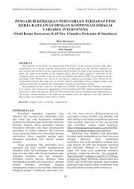 Variabel ini merupakan variabel penyela / antara variabel independen dengan variabel dependen, sehingga variabel independen tidak langsung mempengaruhi berubahnya atau timbulnya variabel dependen. Pdf Pengaruh Kebijakan Perusahaan Terhadap Etos Kerja Karyawan Dengan Kompensasi Sebagai Variabel Intervening Studi Kasus Karyawan Kap Drs Chandra Dwiyanto Di Surabaya