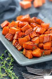 Roasted Sweet Potatoes Video Cubes N Juliennes Recipe Roasted Sweet Potatoes Sweet Potato Recipes Roasted Sweet Potato