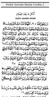 Tiga surat ini disebut mu'awwidzot.8. Doa Sesudah Sholat Fardhu Yang Singkat