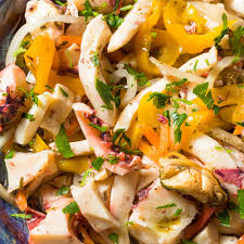 Identify and describe five different salad types, and select appropriate recipes for use as an appe… what steps should you take to dissolve unflavored gelatin in a large liquid? Seafood Salads Ideas For Lunches Dinners And Aperitifs La Cucina Italiana