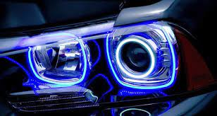 Using Customized Halo Lights For Both Projector Headlights And Headlamps Halolights Custom Headlights Projector Headlights Halo Ring Light