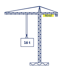 Potain MD-365-B-L16 Tower Crane