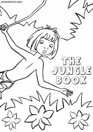 Mowgli and baloo, bagheera the panther, kaa the sssnake, king louie the singing orangutan, the jungle patrol (the elephants) and of course, our. Mowgli Jungle Book Coloring Pages Coloring And Drawing