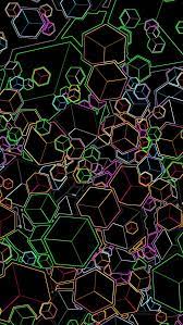 Cubes Iphone Wallpaper In 2021 Neon Wallpaper Black Phone Wallpaper Cool Wallpapers For Phones