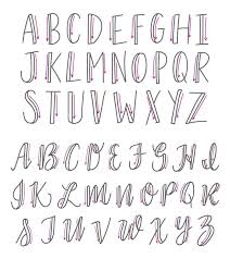 Download alphabet letters a to z each separate stock photo and explore similar images at adobe stock. Lettering Alphabet Lettering Alphabet Lettering Tutorial Hand Lettering Tutorial