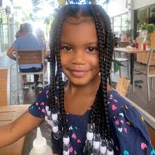 Junie is a #braidedbeauty. #braids #braidstyles @babyjunie4