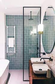 moderne badkamer met blauwe tegels badkamer tinten tegels inspiratie bron onbekend idee salle de bain idees salle de bain deco salle de bain