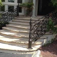 Art metal provides you with options so you can get the kind and style we offer wood, glass, and wrought iron railings to ensure we have your preference covered. Exterior Wrought Iron Railings Outdoor Wrought Iron Stair Railings