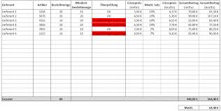 Muster vorlage ch kostenlose vorlagen zum download. Kostenlose Excel Vorlage Lager Hanseatic Business School