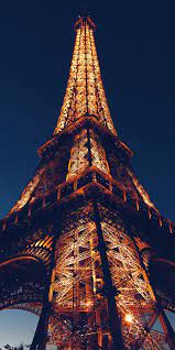 Eiffel Tower City Paris Night Architecture 1080x2160 Wallpaper Eiffel Tower Photography Paris Wallpaper Eiffel Tower