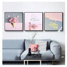Hiasan dinding ruang tamu punya peranan besar dalam meningkatkan tampilan hunian. 3 Decorative Canvas Painting Wall Art Display Gambar Hiasan Dinding Ruang Tamu Dekorasi Bilik Tidur Ruang