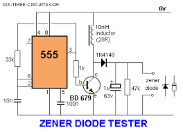 Zener Diode Tester Circuit Electronic Circuit Design Electronics Projects Diy Electronics Circuit