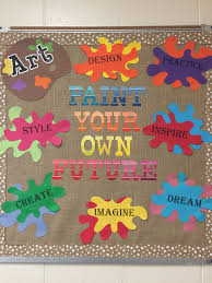 Artistic Bulletin Board Art Bulletin Boards Art Classroom Decor Art Classroom