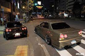 Er34 Nissan Skyline Japan Sedan Offset Kings Street Racing Cars Jdm Cars Slammed Cars