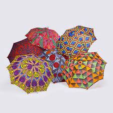 Over Four Years Ago I Posted About These Beautiful And Ethical Wax Print Umbrellas I Have Since Found Another Company Print Umbrella Umbrella African Fashion