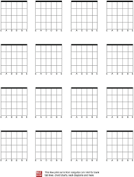 Chord Chart Template Oneskytravel Co