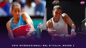 21.03.92, 29 years wta ranking: Karolina Pliskova Vs Maria Sakkari 2018 Internazionali Bnl D Italia Second Round Wta Highlights Youtube