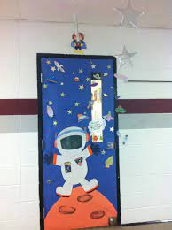 Homecoming Door Decorations Out Of This World Homecoming Decorations Door Decorations Space Theme Classroom
