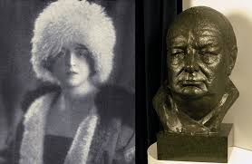 A superb winston churchill marble bust, 20th century. Clare Sheridan The Nearest Thing To A Sister That Winston Ever Had