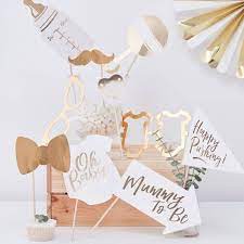 Photo Booth Props Baby Shower Photo Props Baby Shower Accessories Baby Shower Photo Booth Props