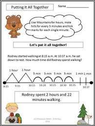 3 Md 1 Elapsed Time Elapsed Time Math Anchor Charts