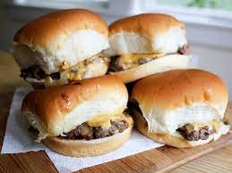 In a large bowl, mash the bread and milk together with a fork until it forms a chunky paste. Diner Style Cheeseburger Sliders From Away Cheeseburger Sliders Diner Recipes Food