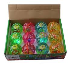 12 Pcs Led Light Up Bounce Balls Flashing Rubber Bouncy Balls For Kids Party Fun Aquatic Themed Packs 12 Pack D Walmart Com Walmart Com
