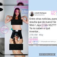 Elisa Beristain on X: Filtran presuntas FOTOS íntimas de LizbethRodríguez  . Las fotos con máscara se habían compartido y dijo que no era ella. Ahora  se filtraron sin máscara. Lizbeth público mensaje
