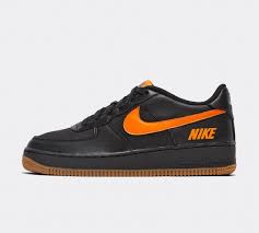 Nike Air Force 1 Black Orange Low Cost 6166e 9ffcb