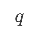 q Symbol (q)
