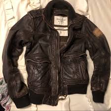 Leather Men S Abercrombie Rollins Jacket Small