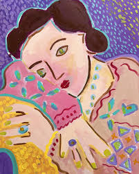 Recent paintings… 1) women resting (after Matisse) 2) portrait session 3)  tarot series sketch All done in oil….