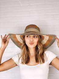 Ocean View Straw Hoppy Hat Elle Rae Boutique Summer Hats For Women Outfits With Hats Curvy Fashion Summer