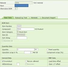 Co Product And By Product In Production Order Sap Blogs