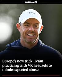 Rory McIlroy revealed that Team Europe has a plan to practice for the  heckling they'll deal with at Bethpage.