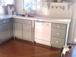 Kitchen inspiration ~ gray paint color with honey oak cabinets. Remodelaholic Painting Oak Cabinets White And Gray