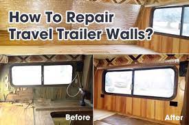How To Repair Travel Trailer Walls Rv Wall Repair Diy