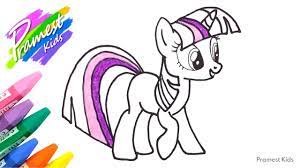 Hasil gambar untuk mewarnai gambar kuda poni. Menggambar Dan Mewarnai Kuda Poni Twilight Sparkle Dengan Crayon Youtube