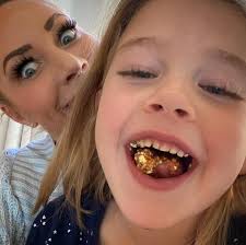 Family days are the best days 🥰 Baby Asher and I did our first selfie and  first dance party today! The older kids decorated cookies and destroyed the  house… sorry @katiepiersol 😬