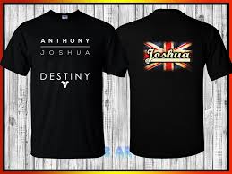 anthony joshua destiny boxing british t shirt ibf