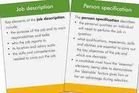 Practices Of Job Description And Job Specification In Workplace Job Specification Job Description Business Articles