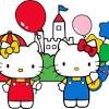 Gambar mewarnai hello kitty untuk anak. 1